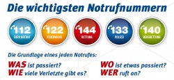 Wissenswertes-Notrufnummern