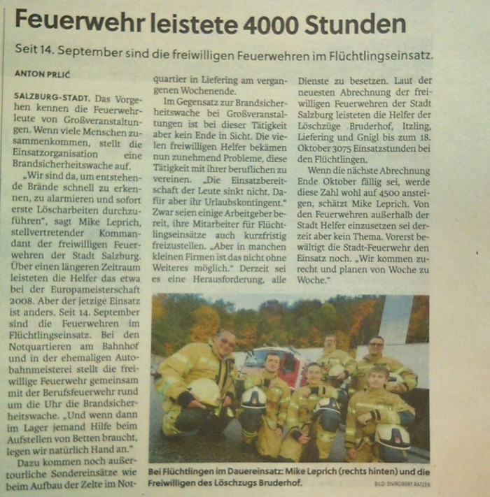 Über 4000 geleistete Einsatzstunden!